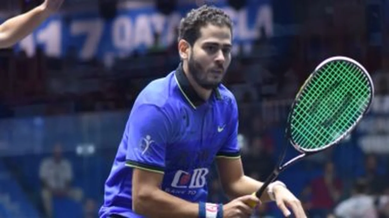 كريم عبد الجواد يواجه بطل فرنسا في نهائي كأس جراسهوبر للاسكواش بزيورخ